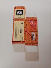 BOITE VIDE EN CARTON NOREV POUR 2 CV CITROEN 1/43 2 CV 6 1974