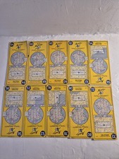 Lot 1 De 10 Cartes Routieres