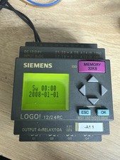 SIEMENS LOGO 12/24RC Logic Display Module 6ED1052-1MD00-0BA5