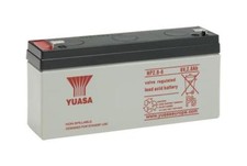 Batterie modélisme plomb étanche YUASA NP1.2-6 6v 1.2ah 97x25x54.5mm