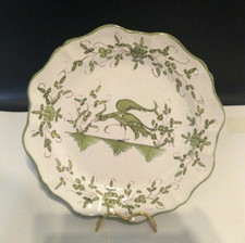 Assiettes creuse Faïencerie Martres Tolosane Signées Décor Ibis Moustier,19 éme