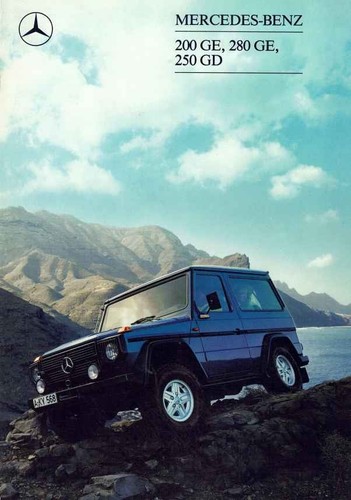 Catalogue brochure mercedes - brochure, g