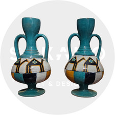 Paire de petits vases Tissier