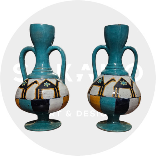 Paire petits vases tissier - paire,