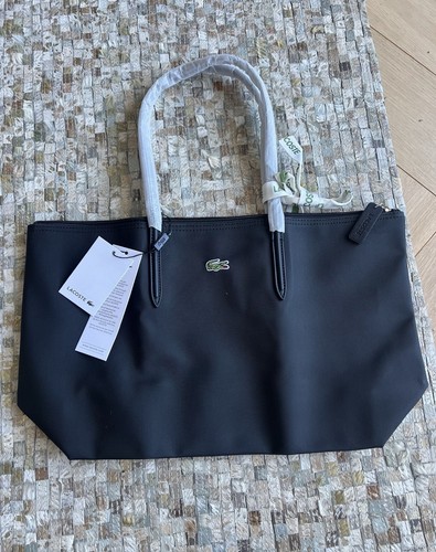 Sac main lacoste noir - lacoste,