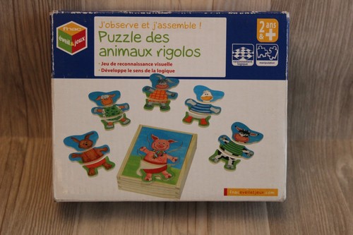 Puzzle bois animaux - puzzle,