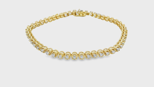 14k jaune 50ct - 1.50ct, rond