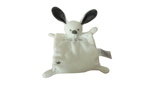 Doudou lapin plat grain - , de