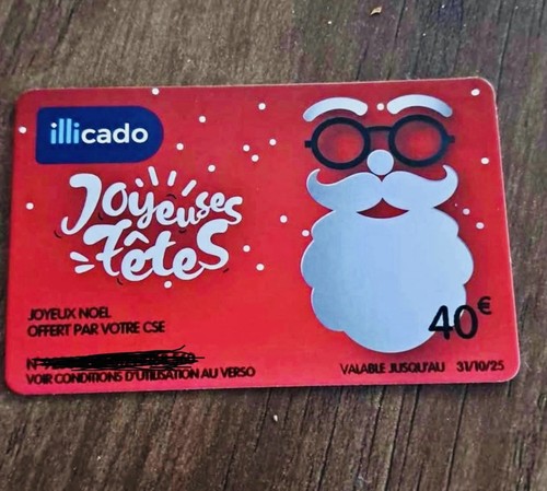 Carte cadeaux illicado - carte,