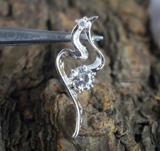 Pendentif Certifié En Diamant Solitaire 1,09 Carat Rond Brillant Voir VDO