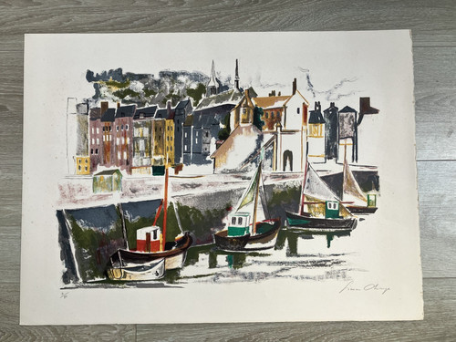 Lithographie estampe originale - lithographie,
