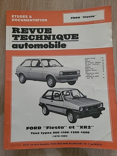 Revue technique ford fiesta - ford, et