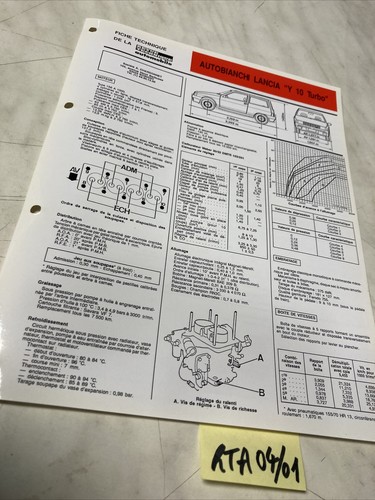 Fiche technique automobile