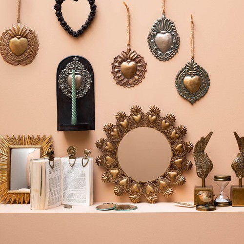 Miroir rond voto fer - miroir,
