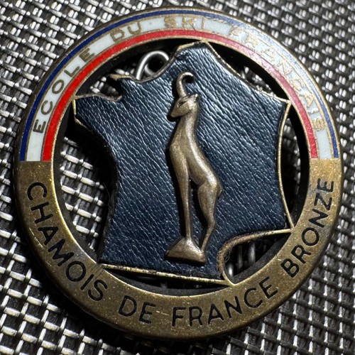 Médaille ski chamois - ski,