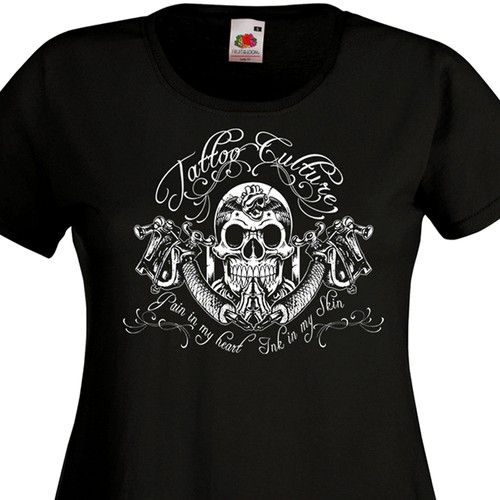 Tee shirt femme tattoo culture - tee,