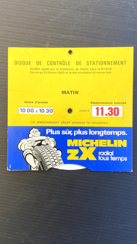 Disque de stationnement - disque,