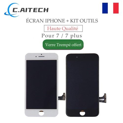 Ecran lcd iphone7 7plus - ecran, noir