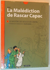TINTIN - LA MALEDICTION DE RASCAR CAPAC - LE MYSTERE DES BOULES DE CRISTAL HERGE