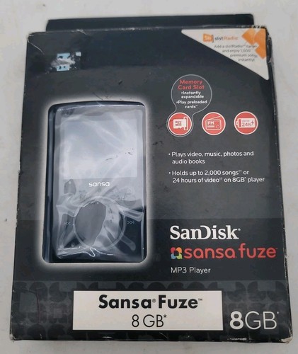 New sandisk sansa fuze 8gb - fuze,