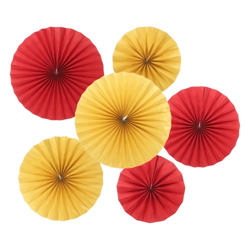 6pcs éventails papier - 6pcs,