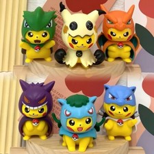 6 Figurines pikachu Costume