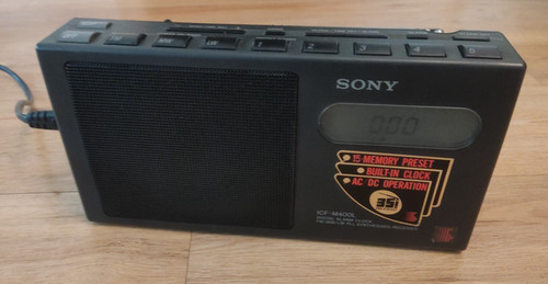 Vintage sony radio icf m400l - vintage, icf-m400l