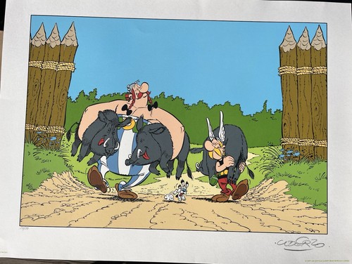 Sérigraphie astérix - sérigraphie, et