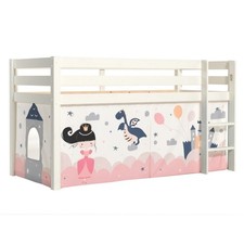 Lit Enfant Surélevé "Pino Princesse Sophie" Blanc