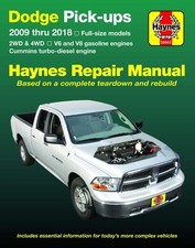 PICK-UPS 09-18 Revue Technique Haynes DODGE Anglais Etat - NEUVE PORT Reduit Fr