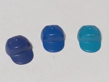 PLAYMOBIL x3 CASQUETTES BLEUES