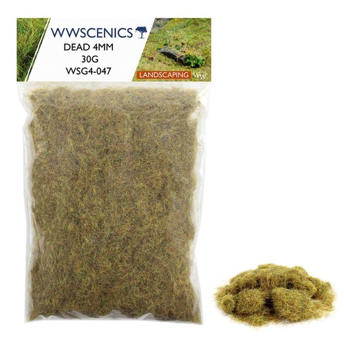 Wws 4mm herbe statique - herbe, morte