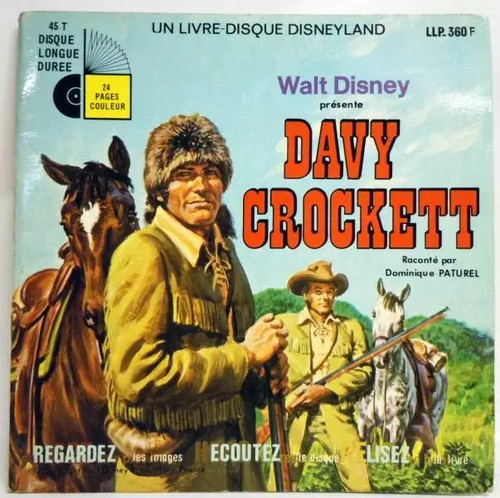 Davy crockett livre disque - davy,