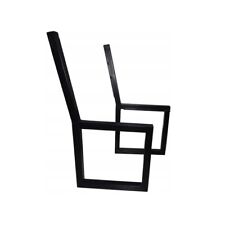 Bankbeine Bankgestell Banc de Jardin pour Parc Pied Acier Noir Bologne 2 Pièce