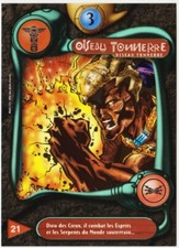 21 OISEAU TONNERRE - CARTE