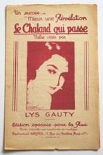 Partition vintage sheet music