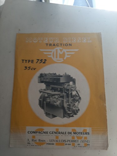 Prospectus moteur fixe diesel - moteur,