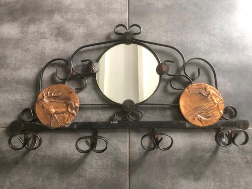 Porte manteau miroir - , mural