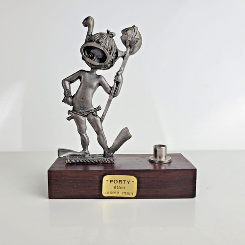 Porte stylo vintage figurine - vintage,