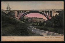 CPA Luxembourg, Nouveau Pont sur la Pétrusse 