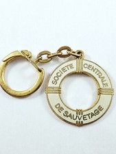 PORTE-CLES - Société CENTRALE de SAUVETAGE - Métal Émaillé, Bouée - PARIS 1960s