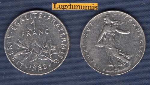 Franc semeuse nickel 1985 - semeuse, en