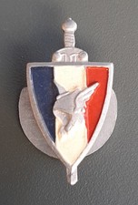 1940 WW2 Insigne Légion Française des Combattants Augis alu ORIGINAL BADGE