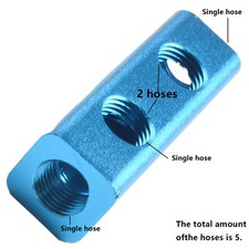 Professionnel Grade 2 Voie Collecteur Bloc Séparateur for Air Pompes Ou Cylindre