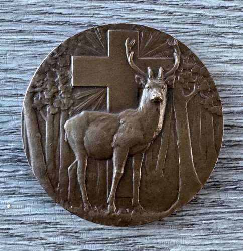 Belle médaille saint hubert - saint,