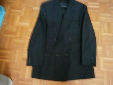 Veste de costume NOIRE BOUTONNAGE CROISE TAILLE 50 MARQUE Ted Lapidus