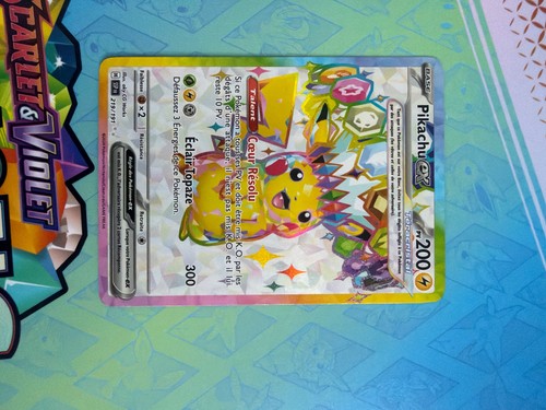 Carte pokemon pikachu ex - pikachu,