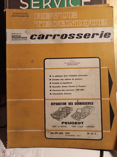 Revue technique carrosserie - revue,