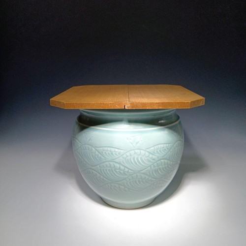 Seiyo kiln celadon chidori - seiyo,