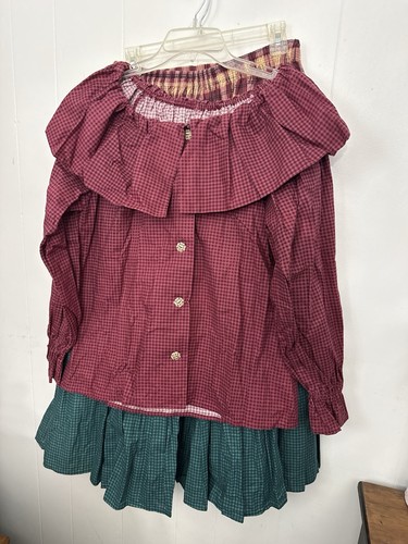 Handmade prairie skirt - skirt, &